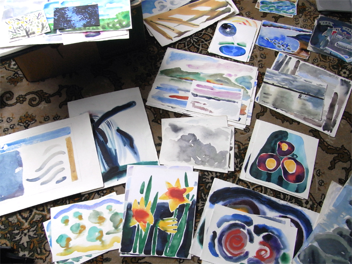 Getting ready for the show - November 2010