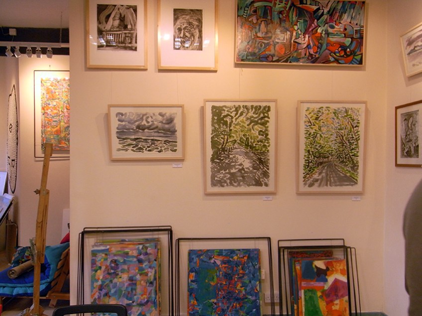 January 2014 - Bono Art Gallery - work on display by Shane Green, Jo Dunn, Moff Skellington, Roberto Bono