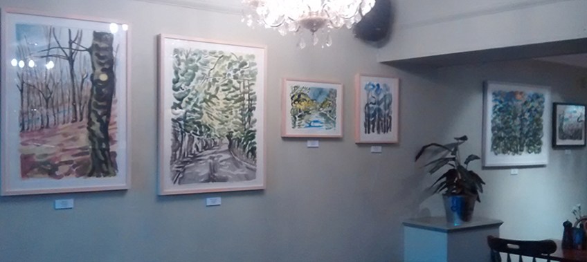 Paintings by Jo Dunn at The Mustard Pot, LS7