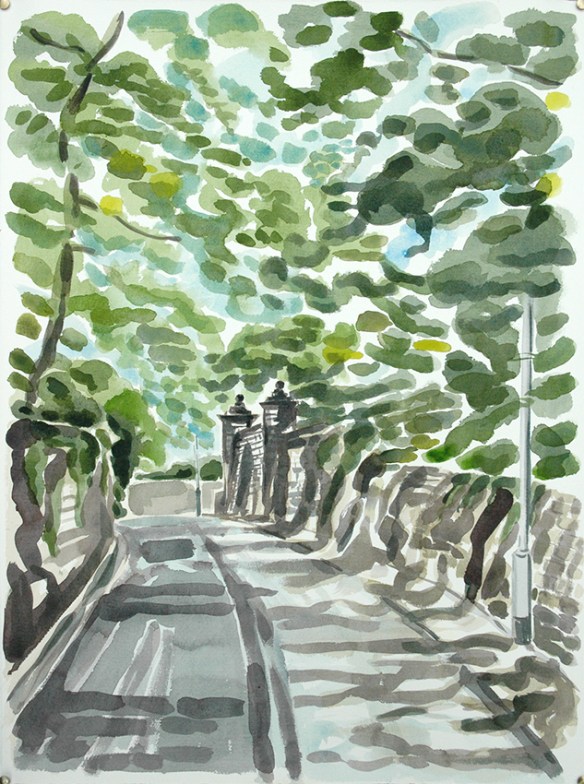 Gledhow Wood Road, looking north