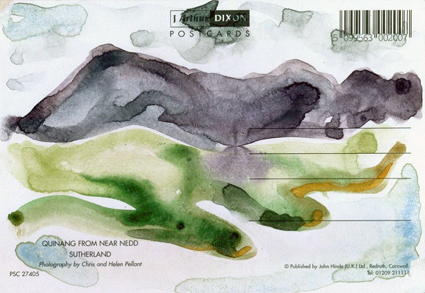 Quinag from near Nedd, Sutherland II, watercolour