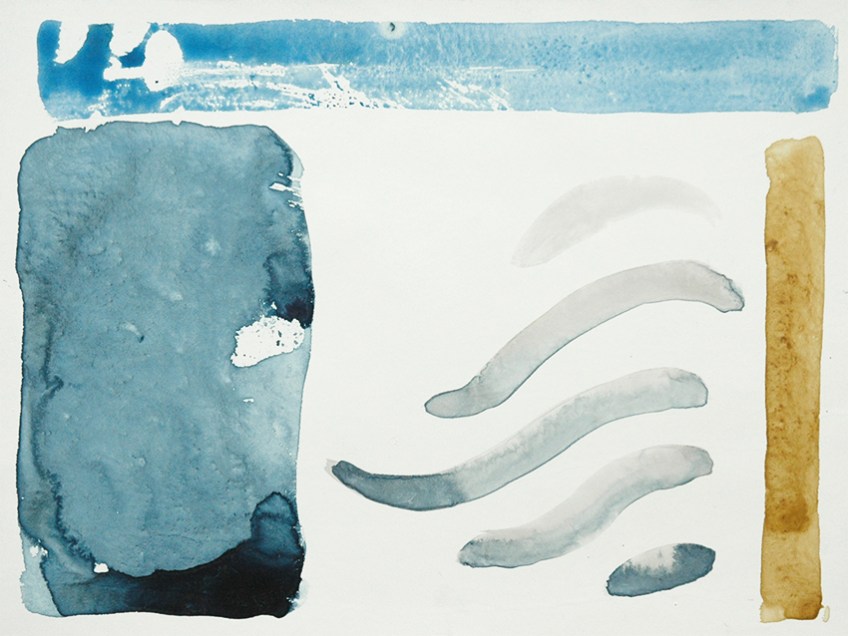 The House Remembers A Holiday - watercolour painting by Jo Dunn, 2010