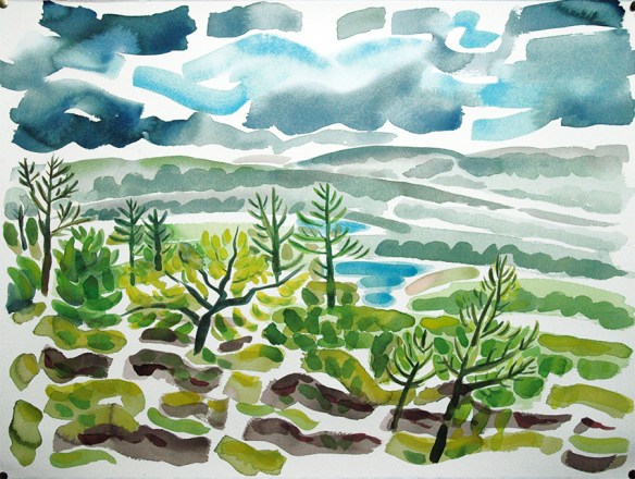 A Yorkshire day - view from the Chevin