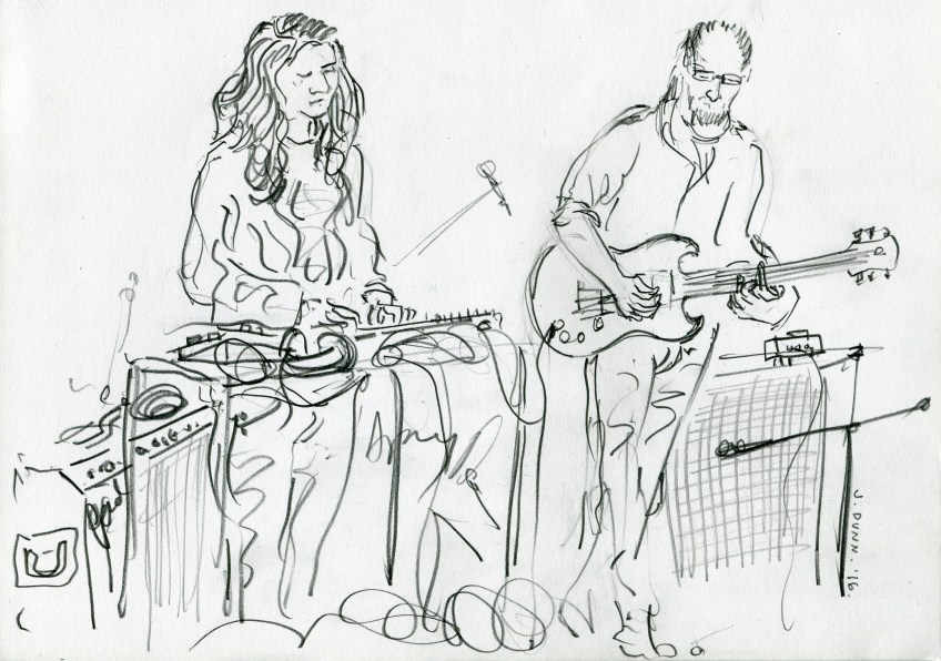 Ashtray Navigations, TorFest16 - drawing by Jo Dunn, 2016