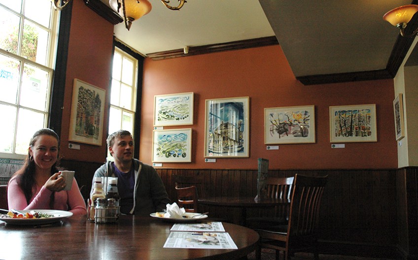 Fine meals and fine art at the Three Hulats, LS7