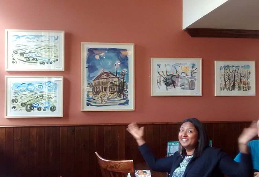 Jasmin in the Hulats - inspired!