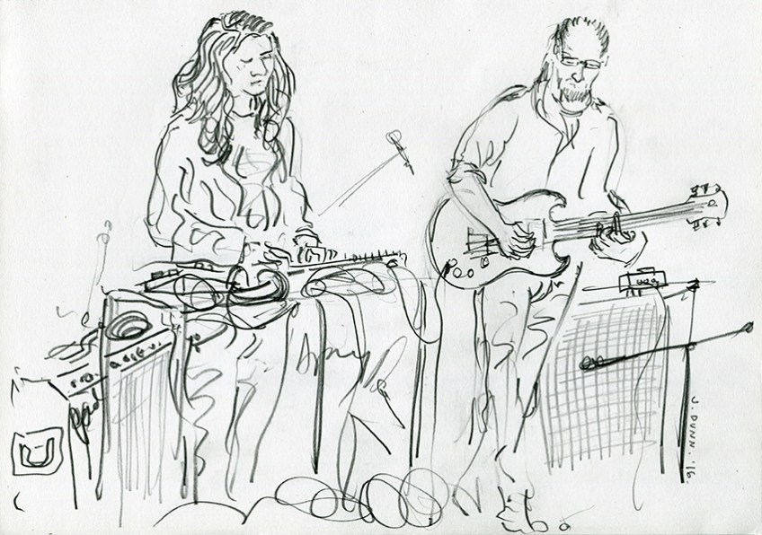 Ashtray Navigations, TorFest16 - drawing by Jo Dunn, 2016