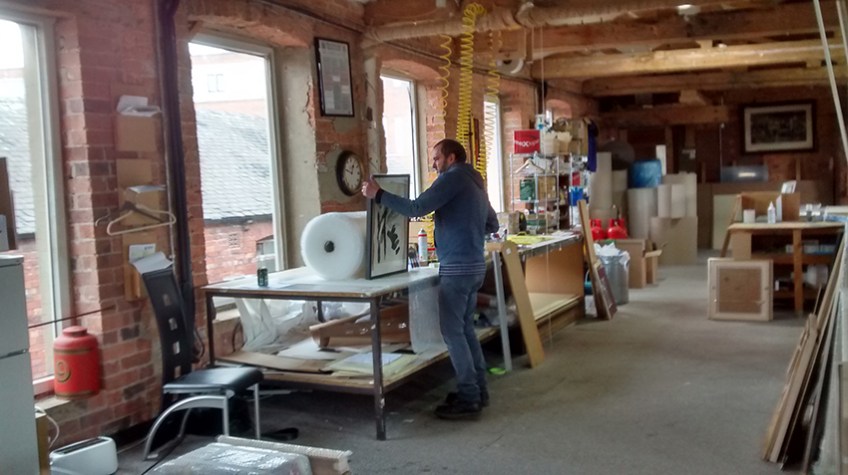 Pete the framer, from Pictures Plus of Leeds