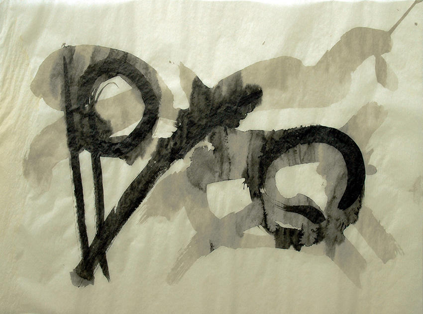 abstract ink painting