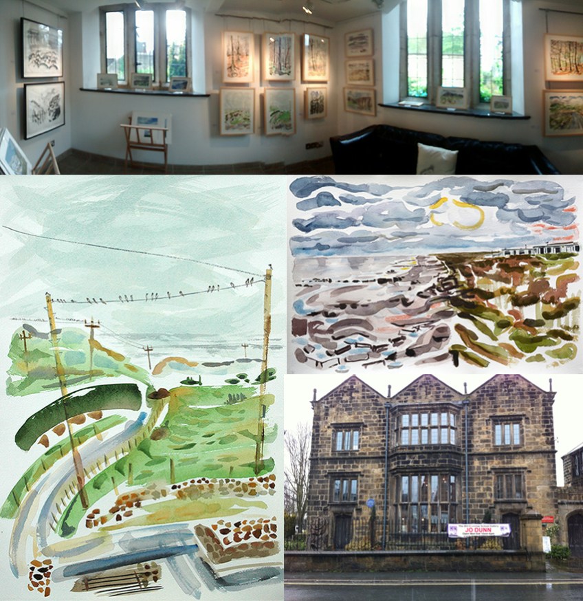 Current exhibition in Otley by artist Jo Dunn - 25 Paintings - The Old Grammar School, Manor Square, Otley LS21 3AY