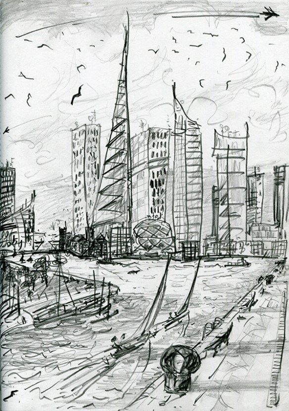 Wirral Waters, East Float, 2045