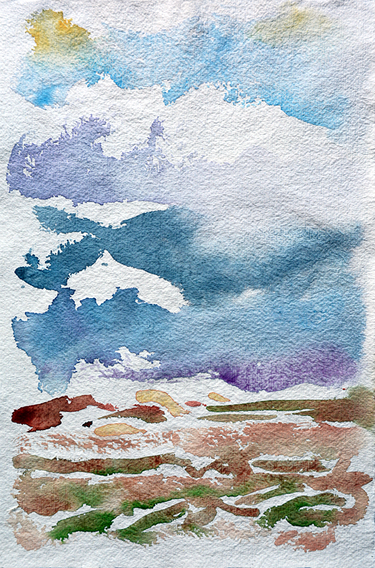 Tiree I - watercolour by Jo Dunn 2018