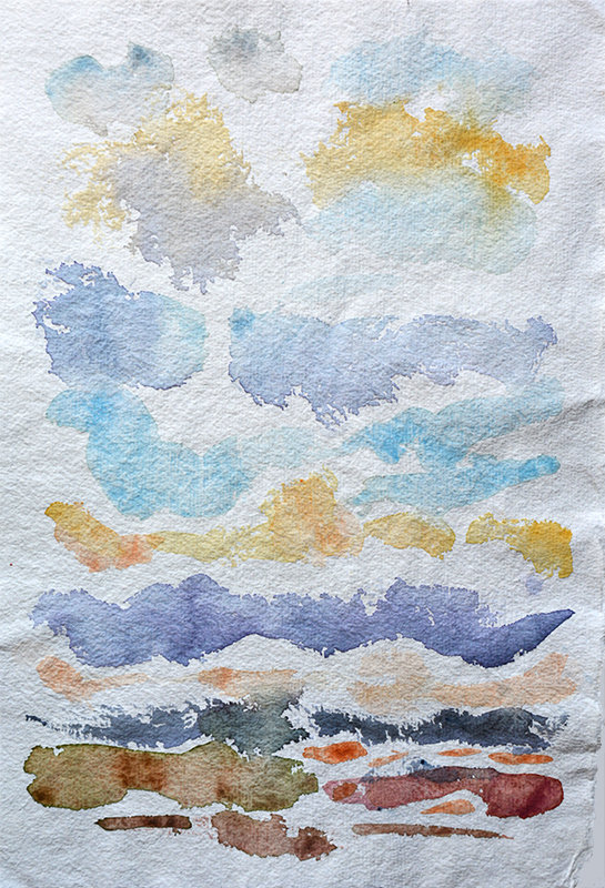 Tiree II - watercolour painting by Jo Dunn 2018