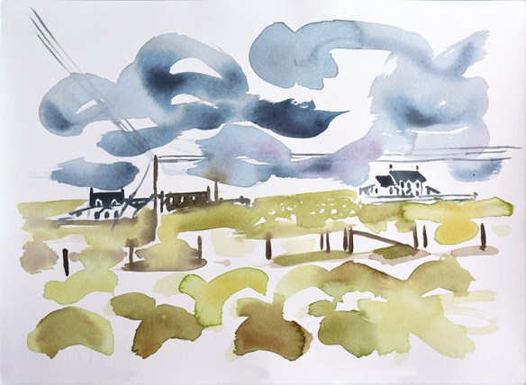 Tiree VI - watercolour painting by Jo Dunn
