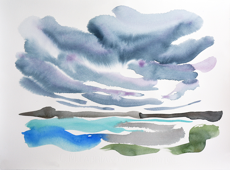 Isle of Tiree X - watercolour by Jo Dunn