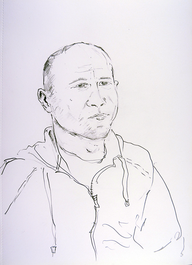 Paul - drawing by Jo Dunn 2018